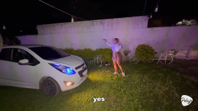 Latina Teen Rescued by Older Man, Oral Sex in Car
