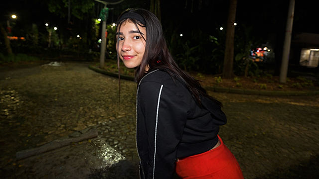 Colombiana Gets Anal Sex After Walk
