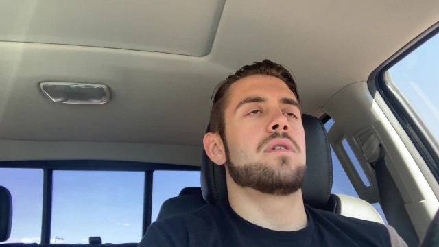 Latino Hunk Dante Colle Jerks Off While Driving