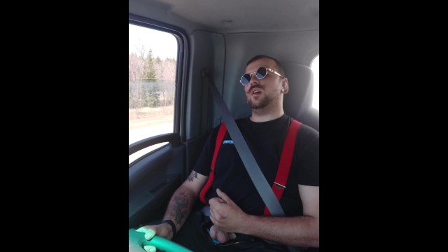 Latina Babe Gets Cumshot In Truck