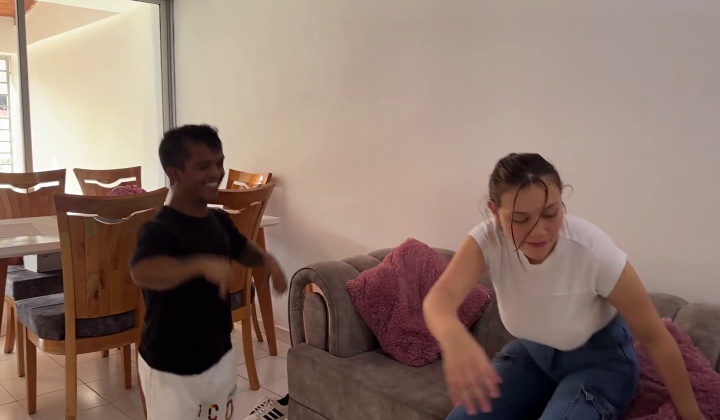 Mexicana Stepsister Seduces Brother