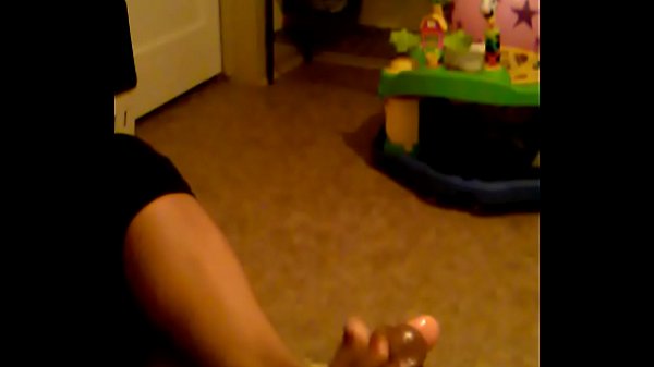 Latina Gives Footjob in Hood