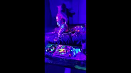Latin Chick Gets Painted and Creamy Finish