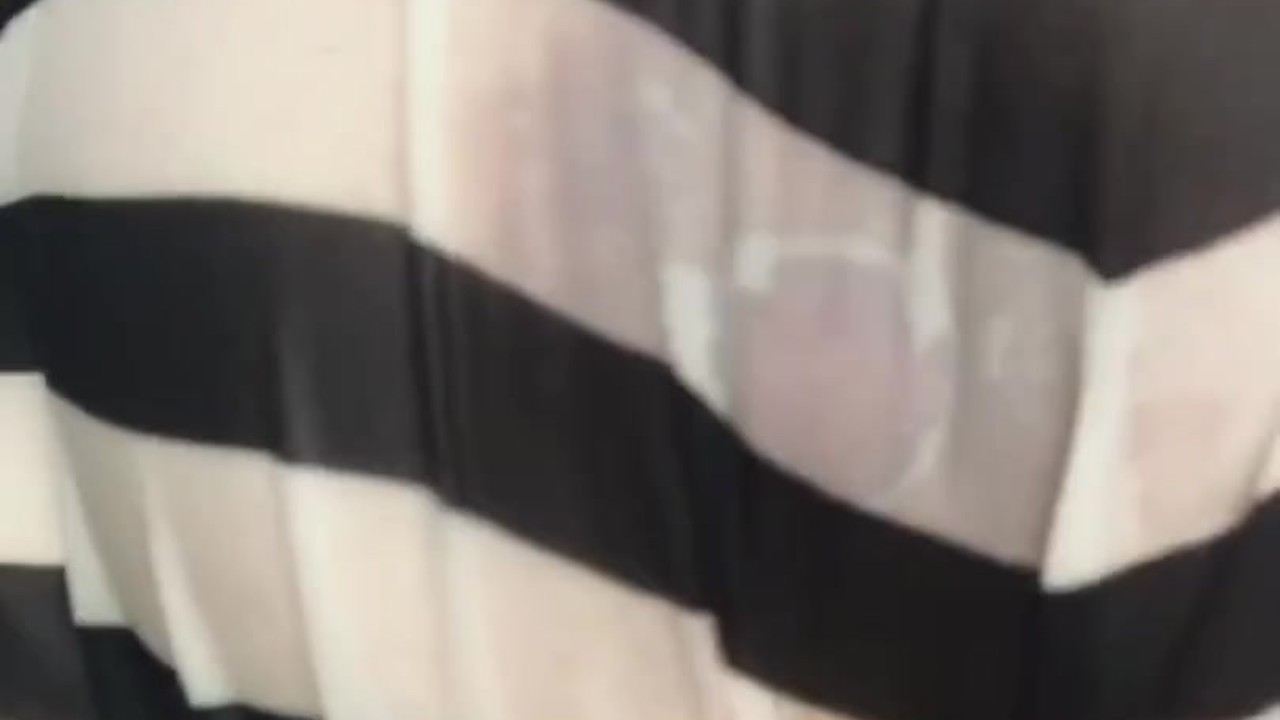 Wet Shirt Latina Exposes Big Tits